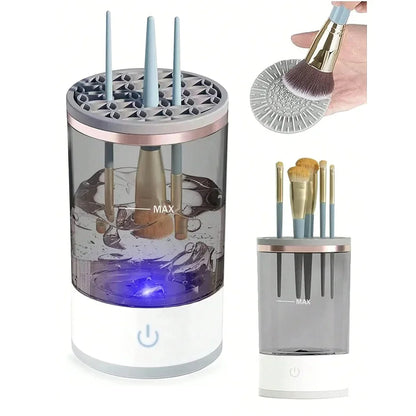 Automatic Brush Cleaner Electric Makeup Brush Cleaning Machine Fast Clean Dryer