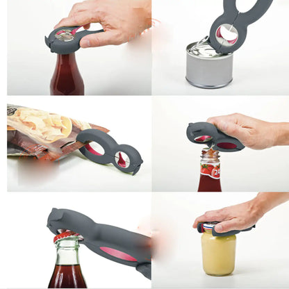 No-Slip Grip 6 in 1 Opener