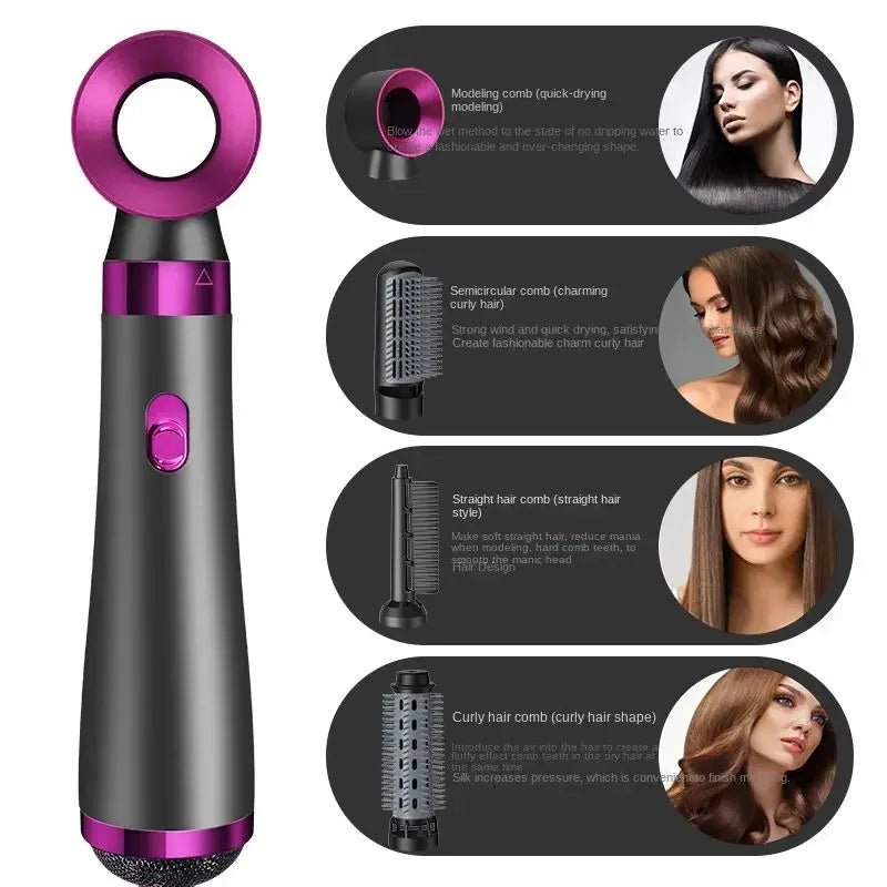 5 In 1 Hair Dryer Brush Set - ChappieStores