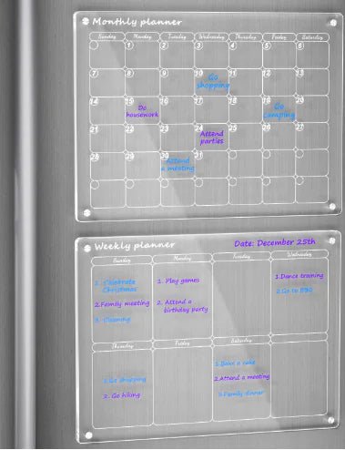 Acrylic Magnetic Calendar - ChappieStores