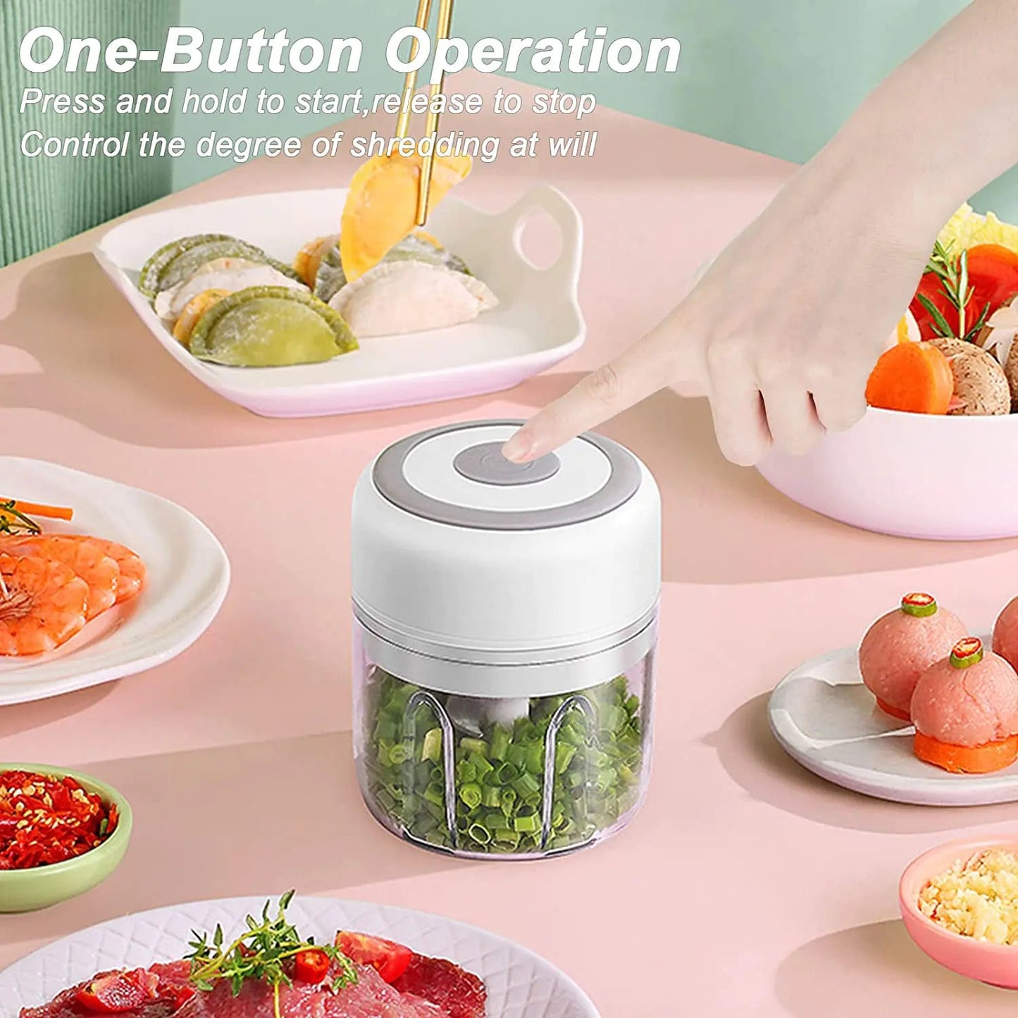 Mini Electric Garlic Chopper - ChappieStores