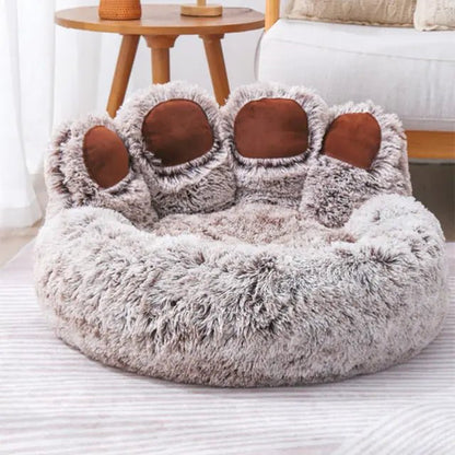 Pet Bear Paw Shape House Bed - ChappieStores